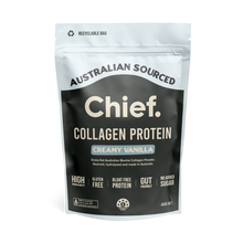 Load image into Gallery viewer, Grass-fed Collagen Protein Powder - Creamy Vanilla (30 serves)
