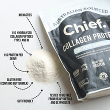 Load image into Gallery viewer, Grass-fed Collagen Protein Powder - Creamy Vanilla (30 serves)
