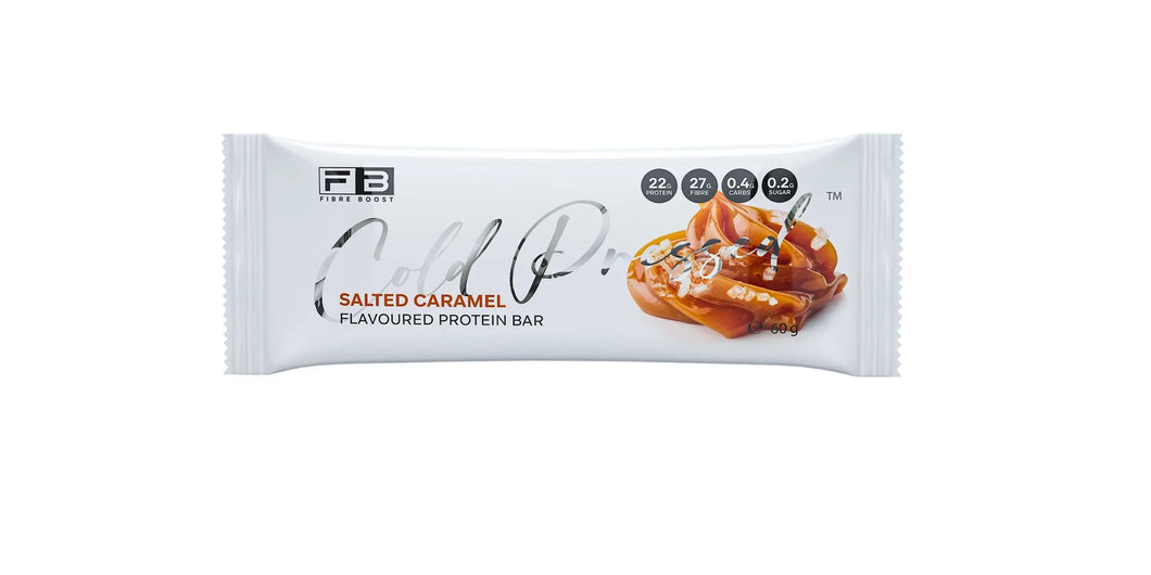 Salted Caramel - Cold Pressed Protein Bars by Fibre Boost