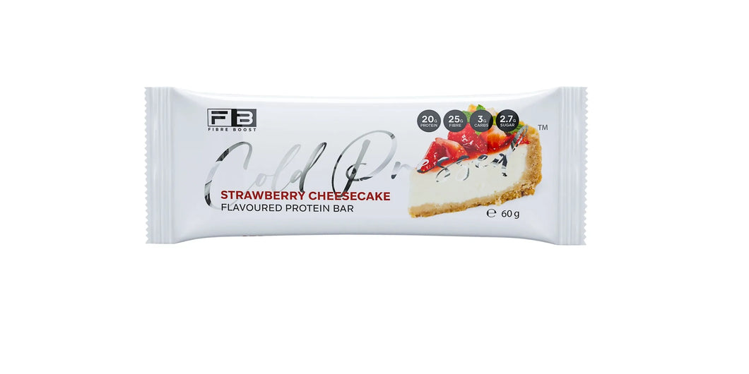 Strawberry Cheesecake - Cold Pressed Protein Bars by Fibre Boost
